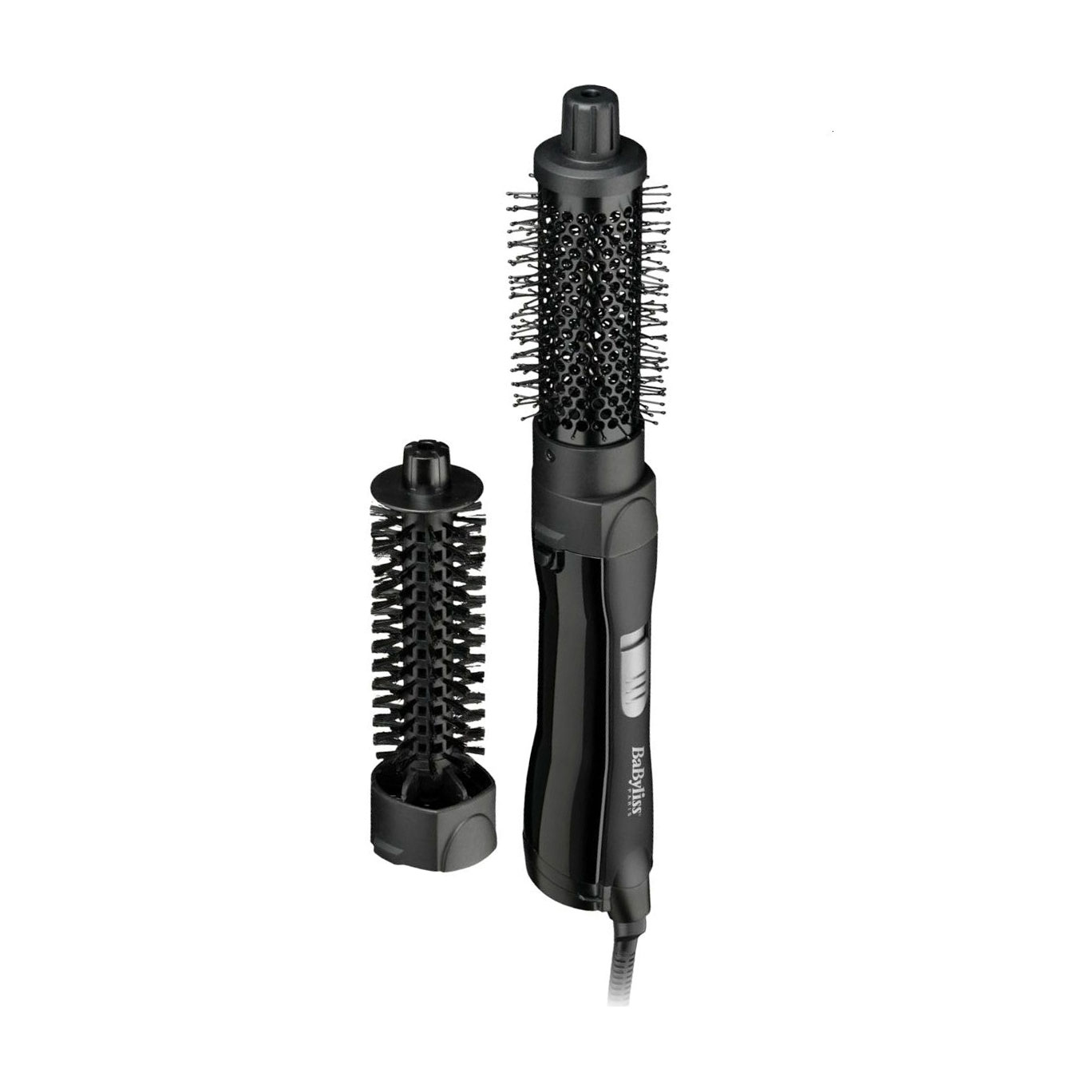 Фен-щітка для волосся Babyliss Shape &amp; Smooth, 2 насадки, чорний (AS82E)