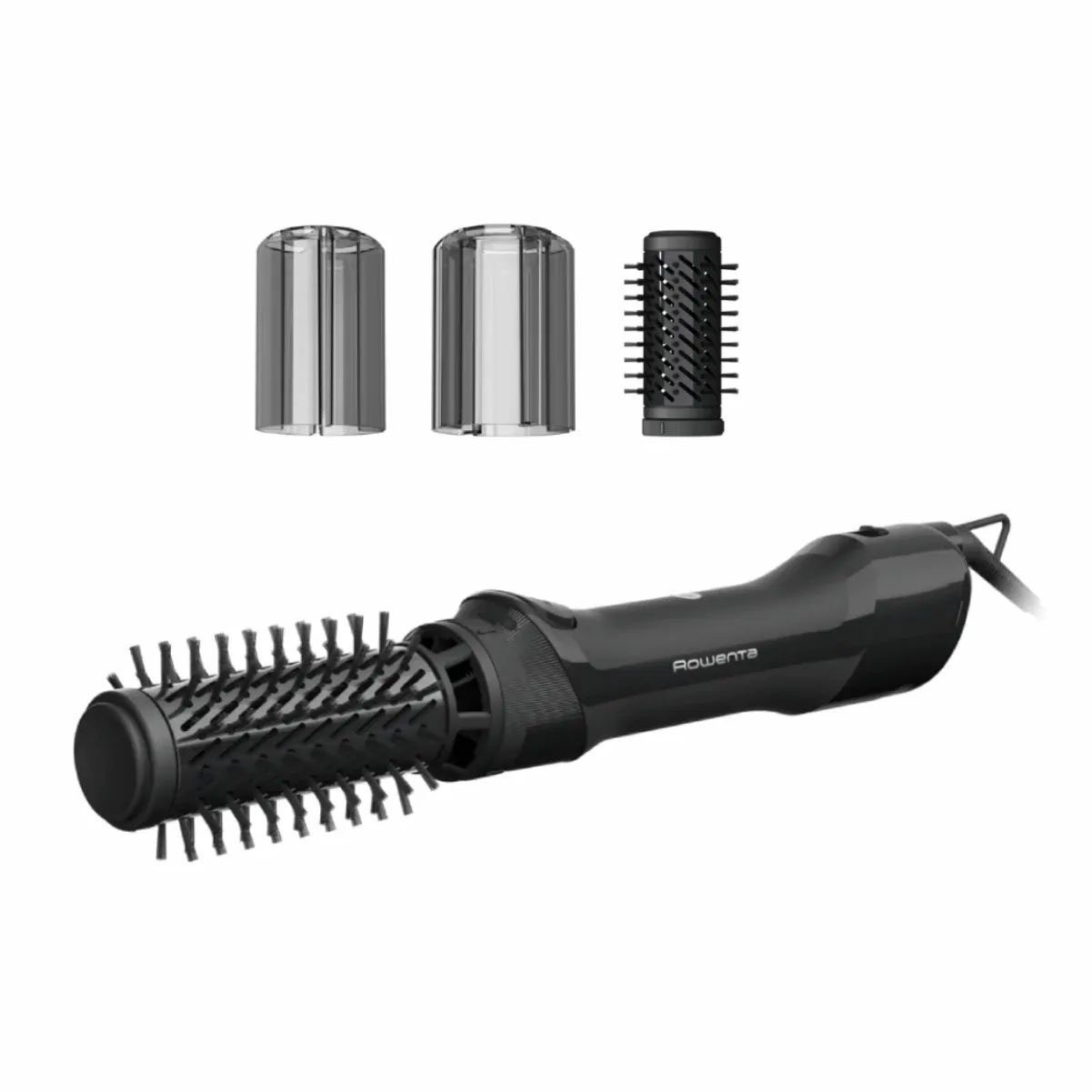 Фен-щітка для волосся Rowenta Renewal Brush Active 2 насадки, чорний (UB9520F0)